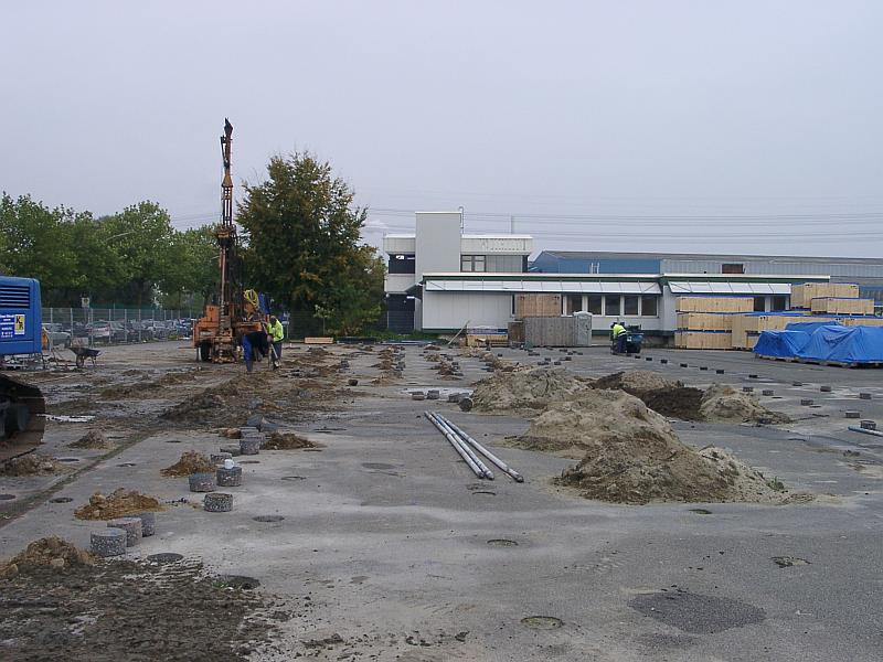 Bild eines Bohrrasters